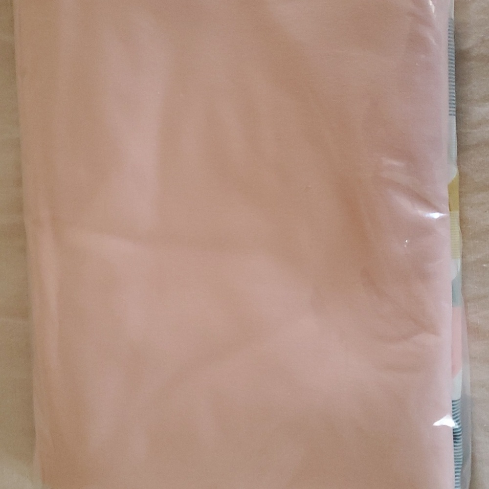 Fabric- 2 Yds total, solid + print - cotton spandex - Picture 2 of 5